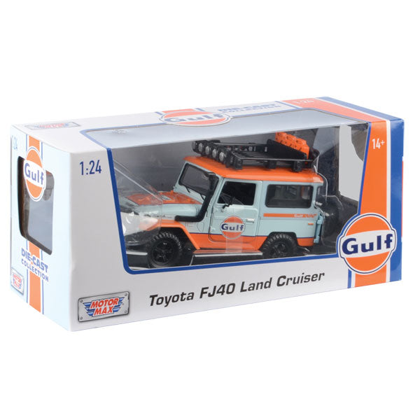 Gulf Collection - 1:24 Scale Off Road - Toyota FJ40 with Gulf Livery