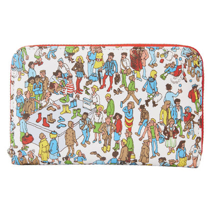 Loungefly - Where's Wally - Art Print Zip Around Wallet