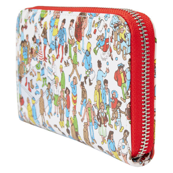 Loungefly - Where's Wally - Art Print Zip Around Wallet