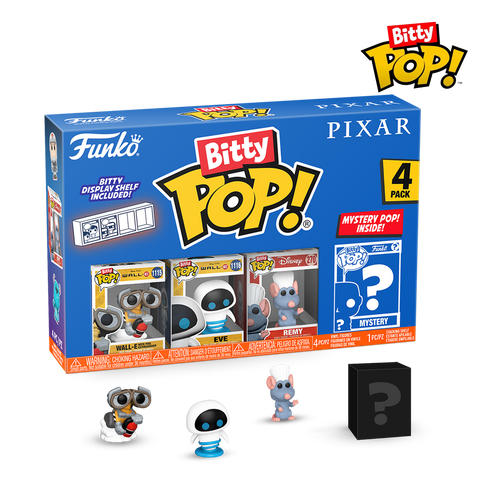 Image of Pixar - WALL-E Bitty Pop! 4 Pack