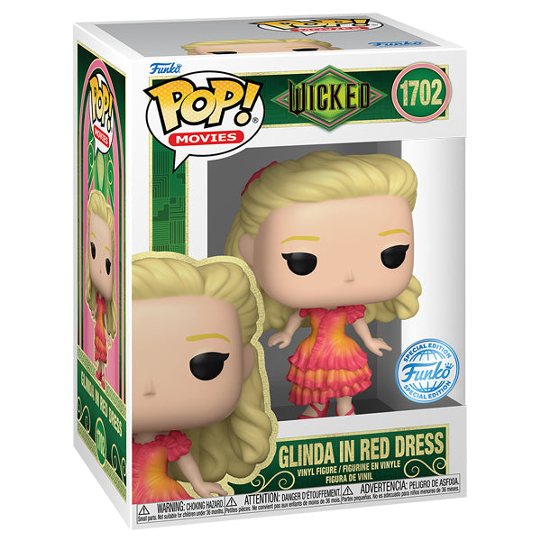 Wicked (2024) - Glinda in Red Dress US Exclusive Pop! Vinyl