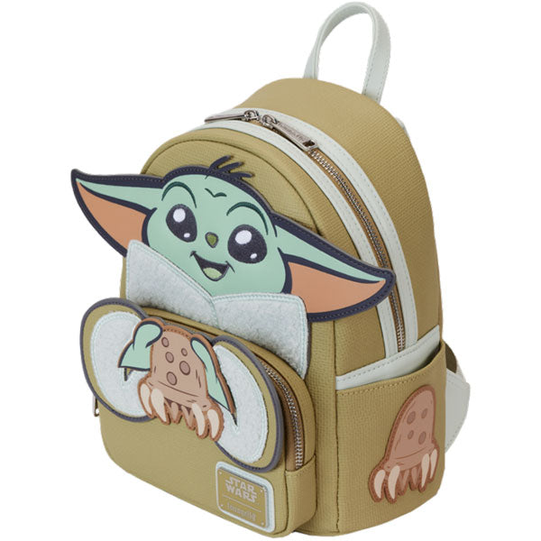 Loungefly - Star Wars - The Mandalorian - Grogu & Crab Cosplay Mini Backpack