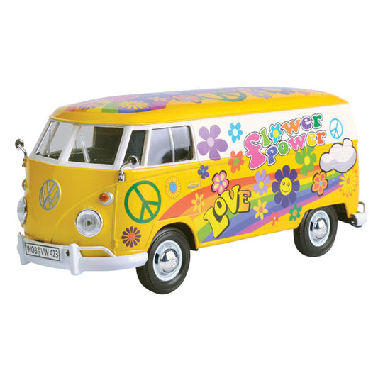 Volkswagen Collection - 1:24 Scale Volkswagen Type 2 (T1) Delivery Van Flower Power 2