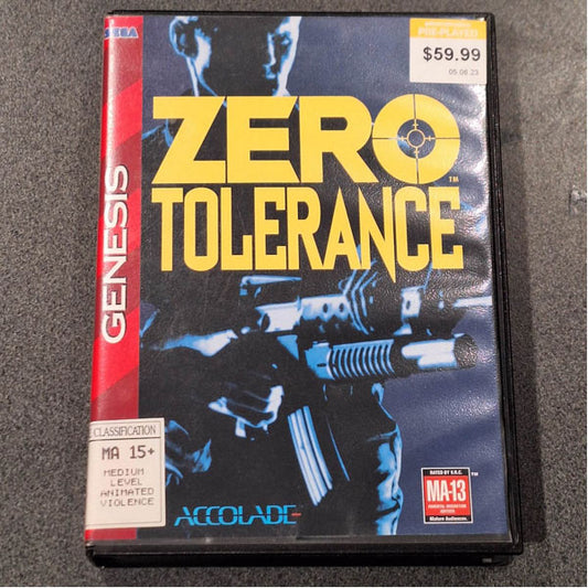 Zero Tolerance