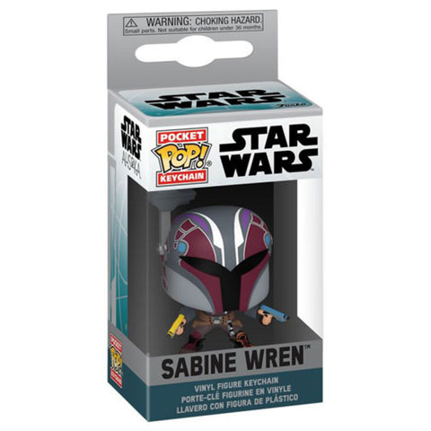 Image of Star Wars: Ahsoka (TV) - Sabine Wren Pop! Keychain