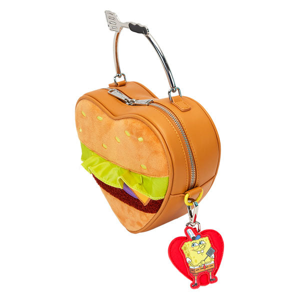 Loungefly - Spongebob - Krabby Patty Plush Crossbody Bag