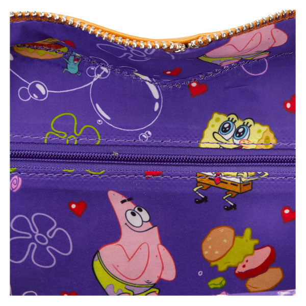 Loungefly - Spongebob - Krabby Patty Plush Crossbody Bag