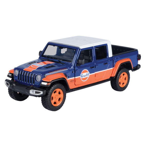 Gulf Collection - 1:27 Scale 2021 Jeep Gladiator Rubicon with Gulf Livery