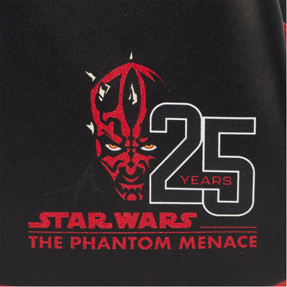 Loungefly - Star Wars - The Phantom Menace 25th Anniversary Darth Maul with Hood Cosplay Glow in the Dark Mini Backpack