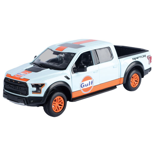 Gulf Collection - 1:27 Scale 2017 Ford F-150 Raptor with Gulf Livery