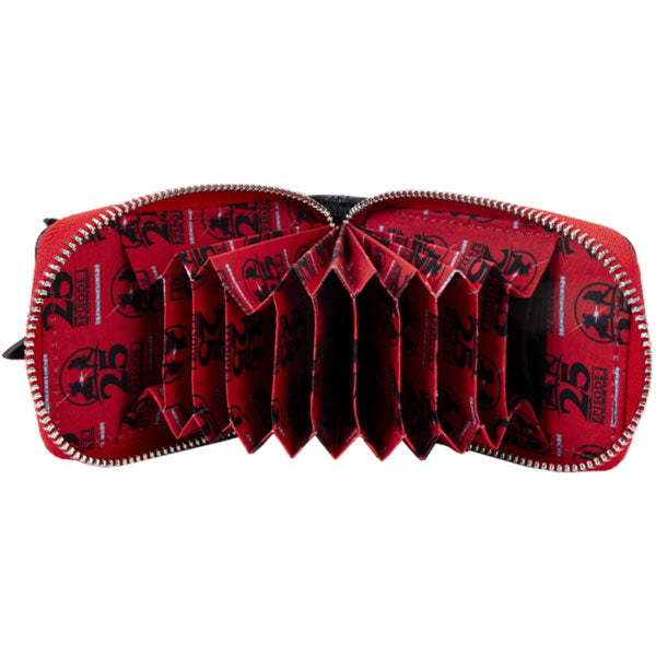 Loungefly - Star Wars - The Phantom Menace 25th Anniversary Darth Maul Glow in the Dark Accordion Wallet