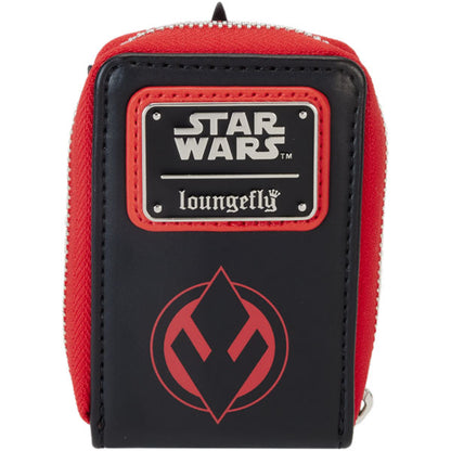 Loungefly - Star Wars - The Phantom Menace 25th Anniversary Darth Maul Glow in the Dark Accordion Wallet