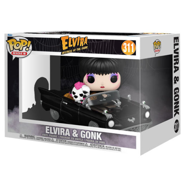 Elvira: Mistress of the Dark - Elvira & Gonk in the Macabre Mobile Pop! Rides