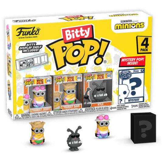 Minions - Tourist Jerry Bitty Pop! 4-Pack