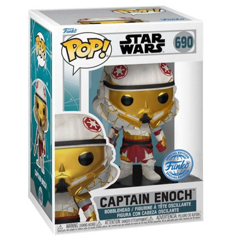 Image of Star Wars: Ahsoka (TV) - Captain Enoch US Exclusive Pop! Vinyl