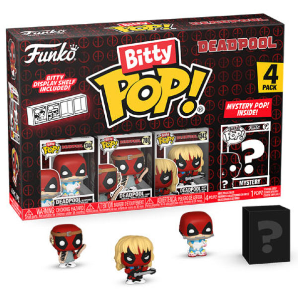 Deadpool - Sleepover Bitty Pop! Vinyl 4 Pack