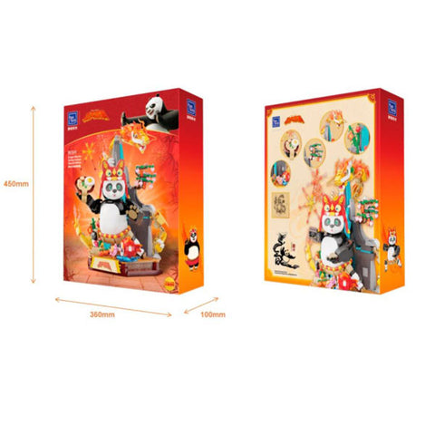 Image of Kung Fu Panda - Po's Cosrider Building Block Construction Set (186 Pieces)