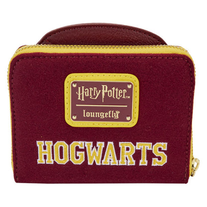 Loungefly - Harry Potter - Gryffindor Hogwarts Crest Varsity Jacket Zip Around Wallet