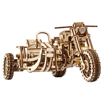 UGears Scrambler UGR-10 with Sidecar