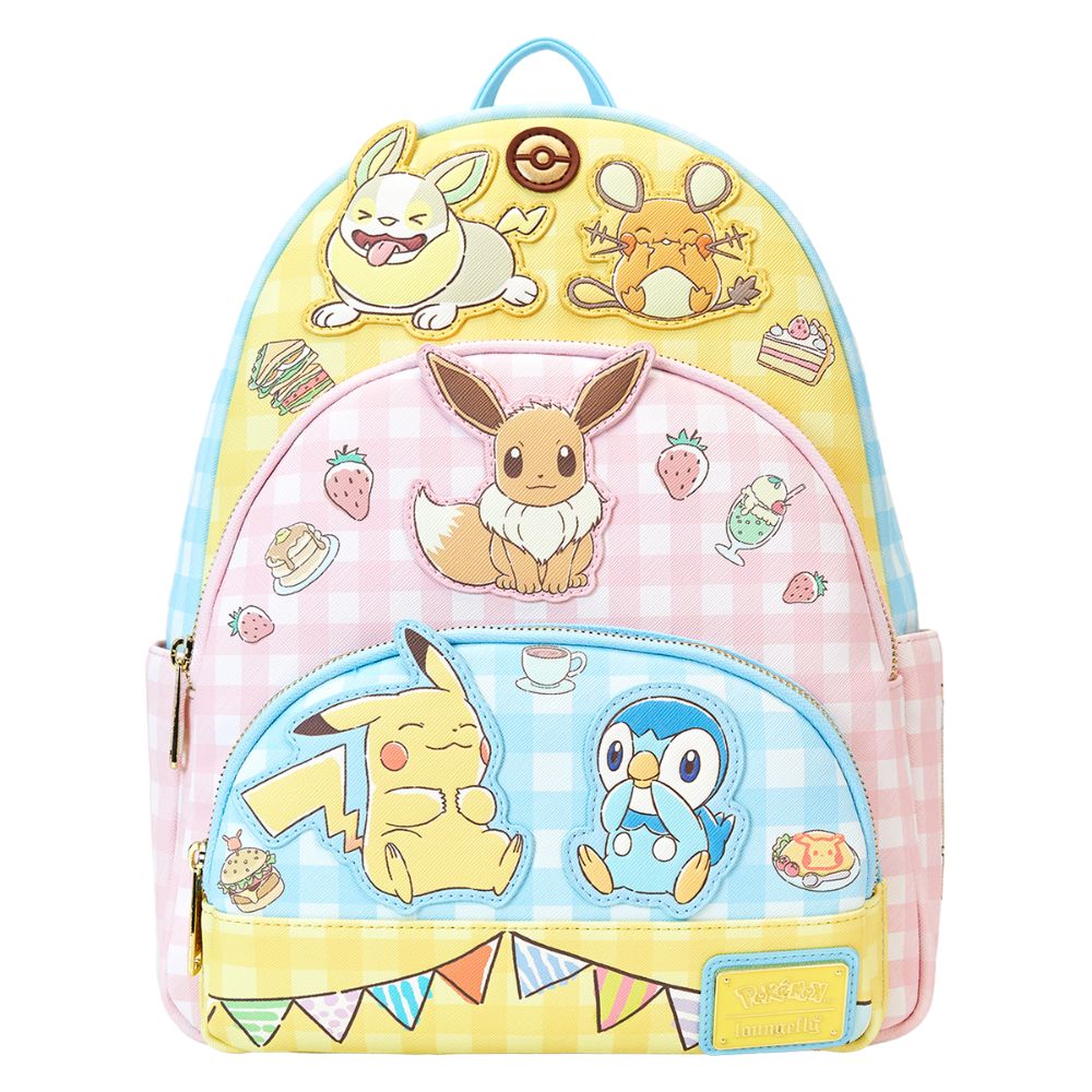 Loungefly - Pokemon - Cafe Triple Pocket Backpack