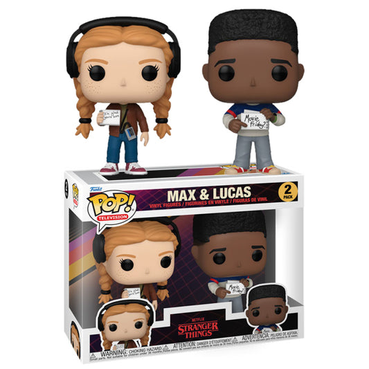 Stranger Things - Max & Lucas Pop! Vinyl 2 Pack