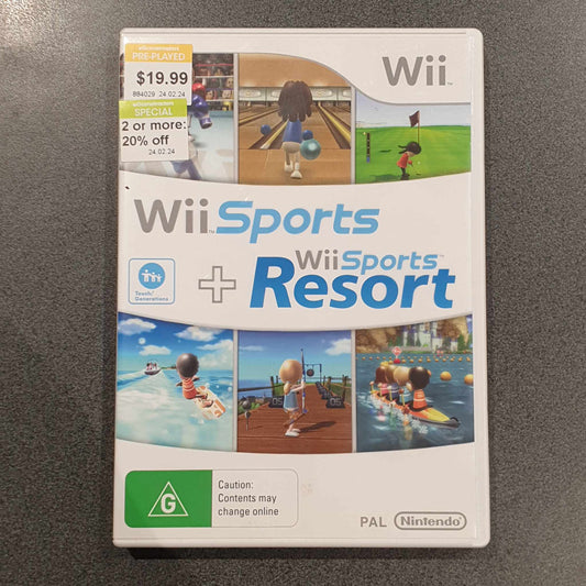 Wii Sports + Wii Sports Resort