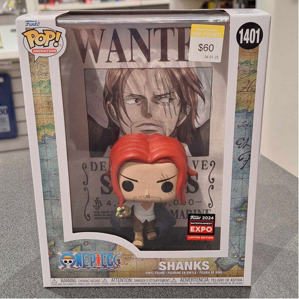 One Piece - Shanks Wanted Poster Pop! Cover