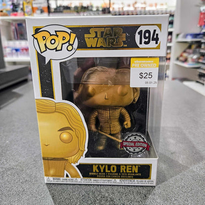 Star Wars - Kylo Ren Gold Metallic US Exclusive Pop! Vinyl