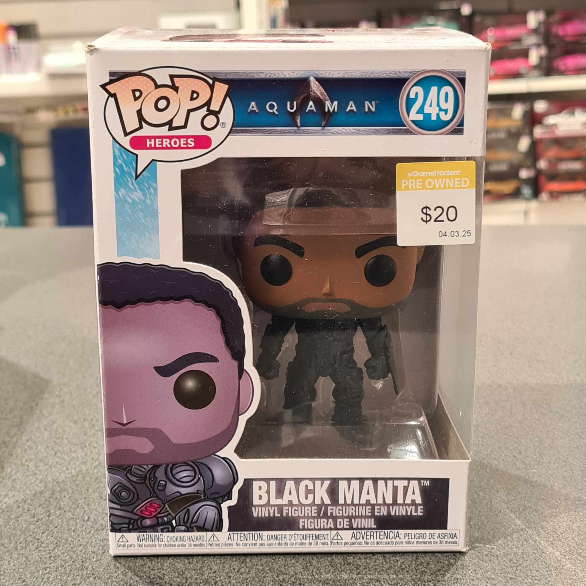 Aquaman - Black Manta Unmasked Pop! Vinyl