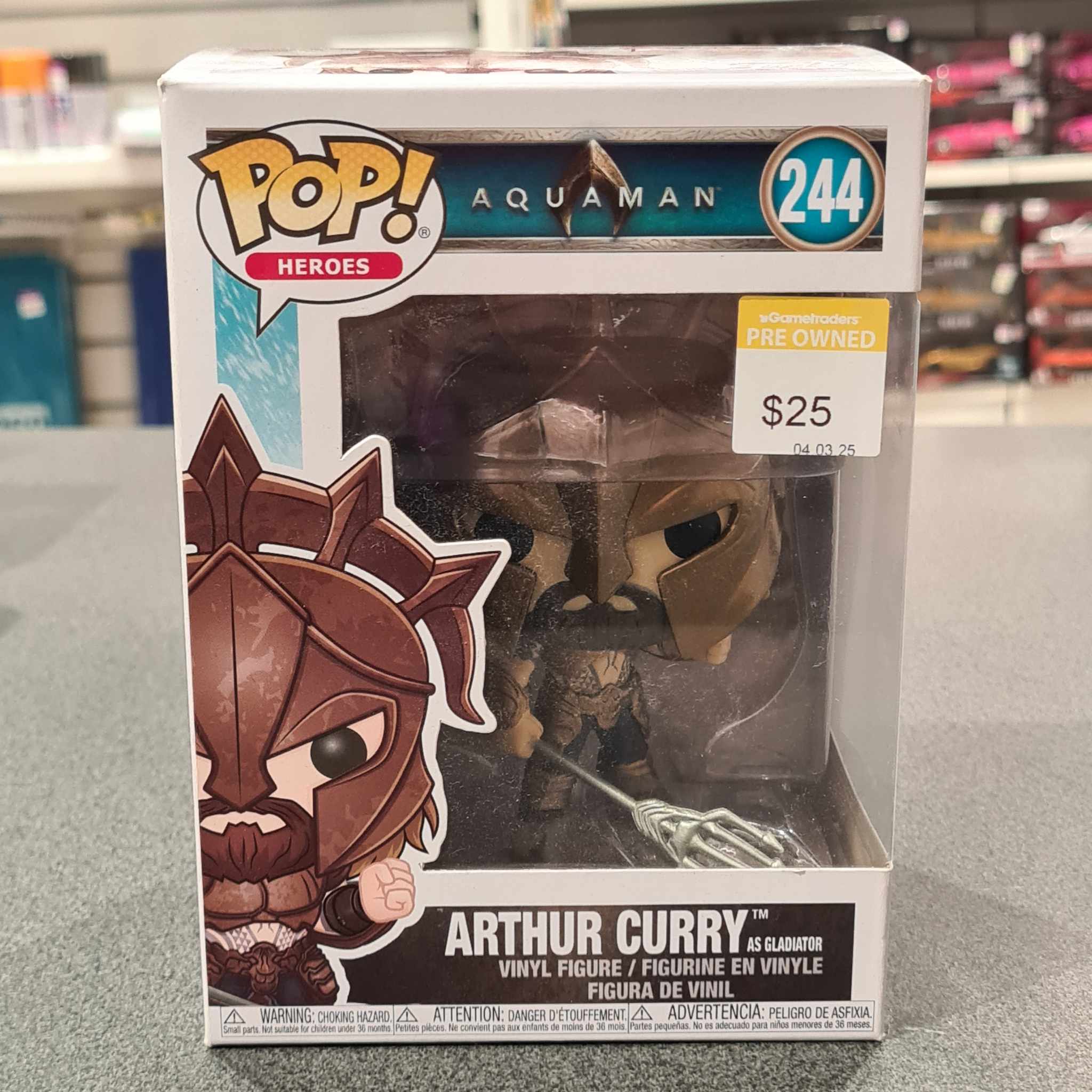 Aquaman Movie - Arthur Curry Gladiator Pop! Vinyl