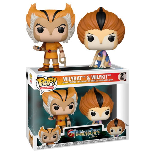 Thundercats - Wilykat & Wilykit Pop! Vinyl 2 Pack