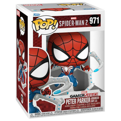 Spiderman 2 (Video Game 2023) - Peter Parker with Advanced Suit 2.0 Pop! Vinyl