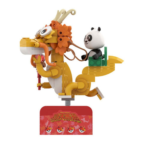 Image of Kung Fu Panda - Po's Cosrider Building Block Construction Set (186 Pieces)