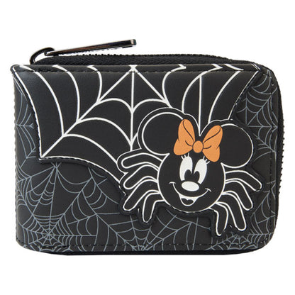 Loungefly - Disney - Minnie Mouse Spider Glow Accordion Wallet