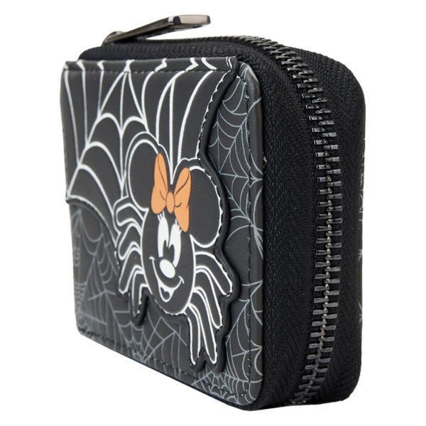 Loungefly - Disney - Minnie Mouse Spider Glow Accordion Wallet