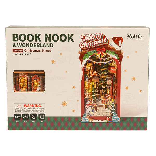 Robotime - DIY Book Nook Kit Christmas Street