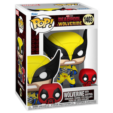 Image of Deadpool & Wolverine (2024) - Wolverine with Babypool Pop! Vinyl