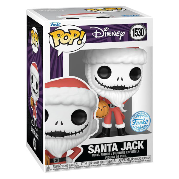 The Nightmare Before Christmas - Santa Jack with Jack-O-lantern US Exclusive Pop! Vinyl