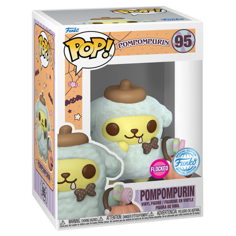 Image of Sanrio - Pompompurin (Halloween) US Exclusive Flocked Pop! Vinyl