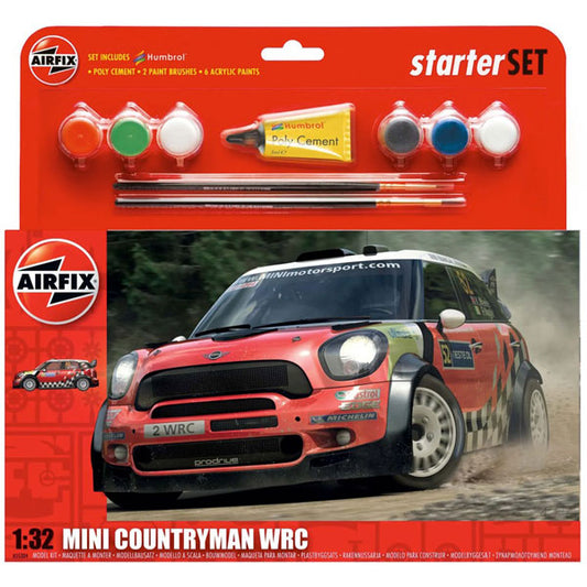 Airfix Gift Set Mini Countryman WRC 1:32 Model Kit