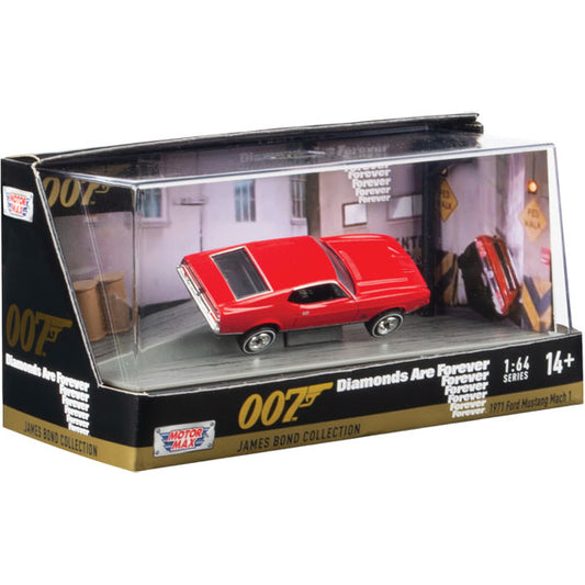 James Bond Collection - 3 Inch Diorama Diamonds Are Forever (1971 Ford Mustang Mach I)