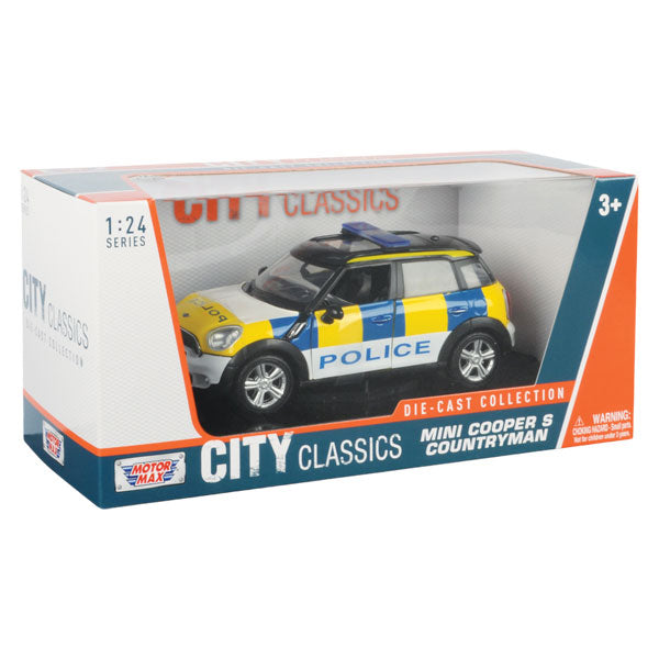 Mini Cooper Collection - 1:24 Scale Mini Cooper S Countryman - Police Car