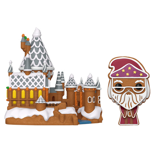 Harry Potter - Gingerbread Albus Dumbledore with Hogwarts Pop! Town