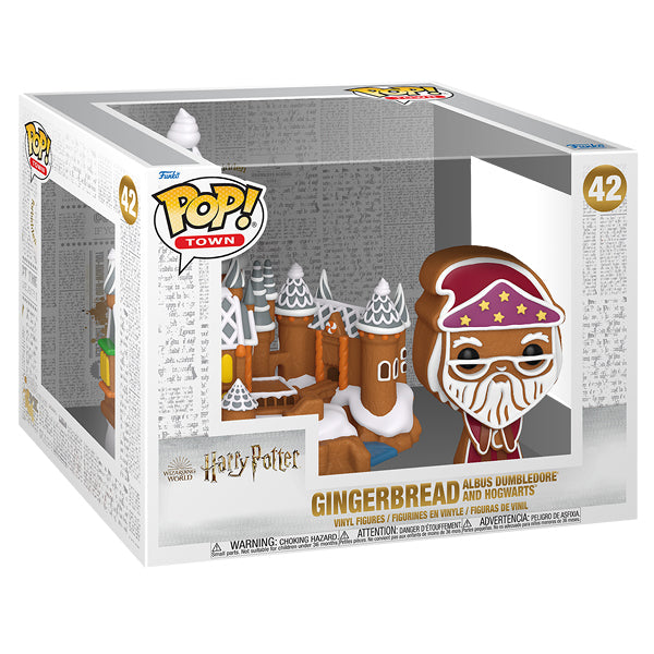 Harry Potter - Gingerbread Albus Dumbledore with Hogwarts Pop! Town