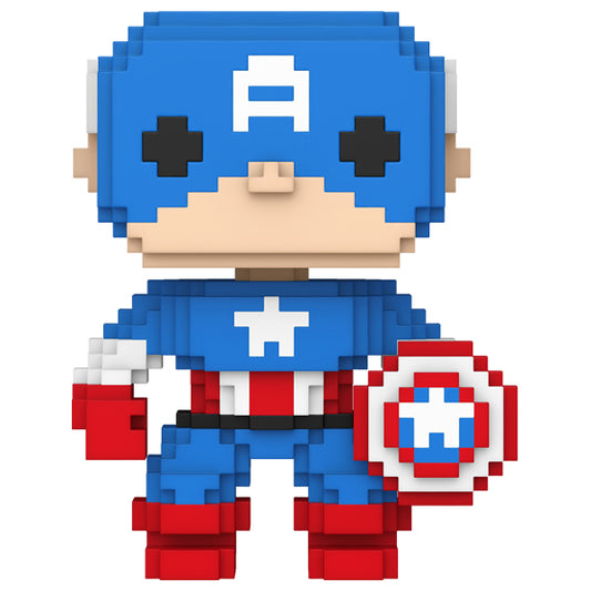 Marvel: 8-Bit - Captain America 8-Bit US Exclusive Pop! Vinyl