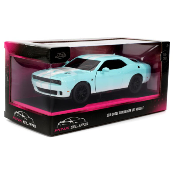 Pink Slips - 1:24 Scale 2015 Dodge Challenger SRT Hellcat Diecast Vehicle