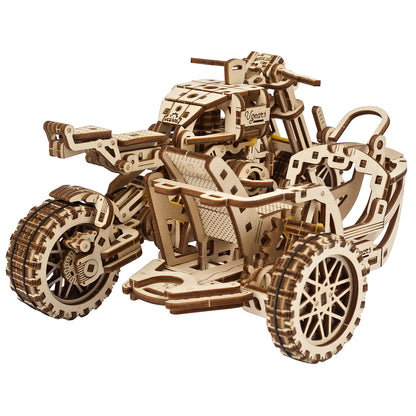 UGears Scrambler UGR-10 with Sidecar