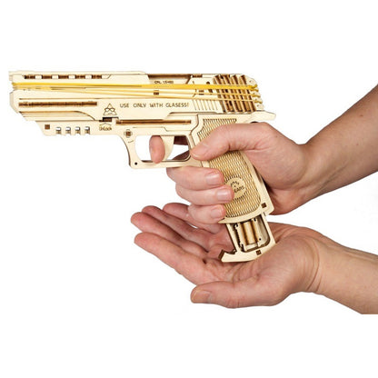 UGears Wolf-01 Mechanical Handgun