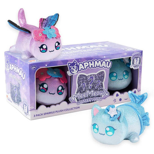 Aphmau MeeMeows 6 Inch Plush Sparkle Collection Set - 3 Pack