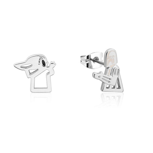 Couture Kingdom - The Mandalorian & Grogu Mix-Match Stud Earrings